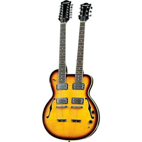 Guitarra Strinberg Clg100 Double Neck - Sunburst