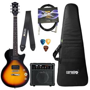 Guitarra Strinberg LPS200 SB Les Paul Sunburst Kit Completo