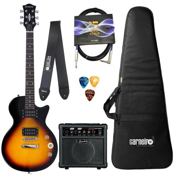 Guitarra Strinberg LPS200 SB Les Paul Sunburst + Kit Completo