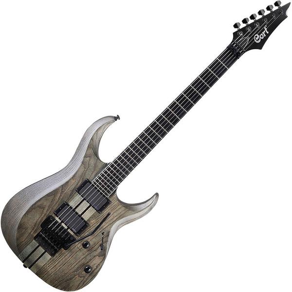 Guitarra Super Strato Cort X500 Optg Open Pore Trans Grey