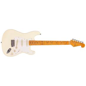 Guitarra SX Sst57 Vwh Vintage White Series Branca com Bag
