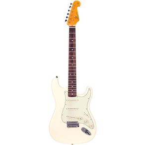 Guitarra SX Strato SST62+ Vintage White