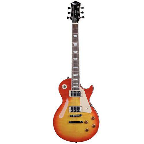 Guitarra Tagima com Case Tlp Flamed 6 Cordas 22 Trastes Tlp Flamed - Cherry Sunburst