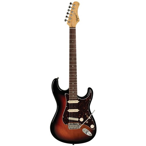 Guitarra Tagima Handmade In Brazil Stratocaster T-805 Sunburst com Tor...