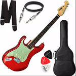 Guitarra Tagima Memphis Mg32 Canhoto Vermelho Metálico Capa