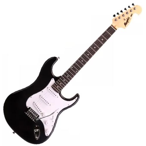 Guitarra Tagima Memphis Mg32 Preto Fosco com Escudo Branco