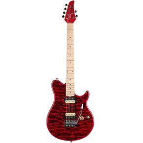 Guitarra Tagima Memphis Mgm100 Vermelho Transparente