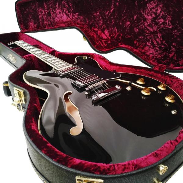 Guitarra Tagima Semi-Acústica BLUES-3000 BK SHOWROOM + Case com Chave