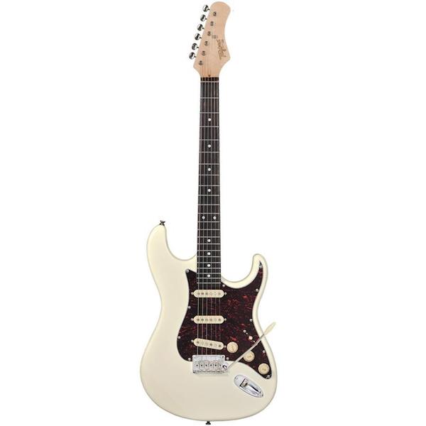 Guitarra Tagima Stratocaster T-635 Classic Branco Vintage