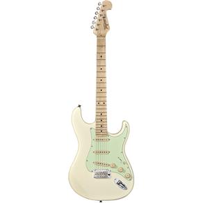 Guitarra Tagima Stratocaster T-635 Classic Hand Made Branco Vintage