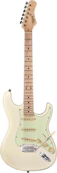 Guitarra Tagima T-635 Classic Branco Vintage Escala Clara Escudo Mint Green
