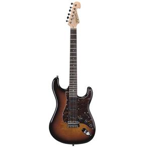 Guitarra Tagima T737 Custom Stratocaster Sunburst com Case Tweed