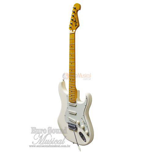 Guitarra Tagima Tg 530 Woodstock Branco Vintage