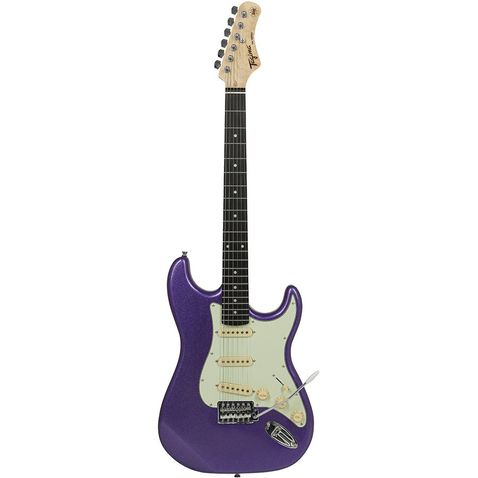 Guitarra Tagima Tg 500 Escala Escura Escudo Mint Green Mpp - Metallic Purple