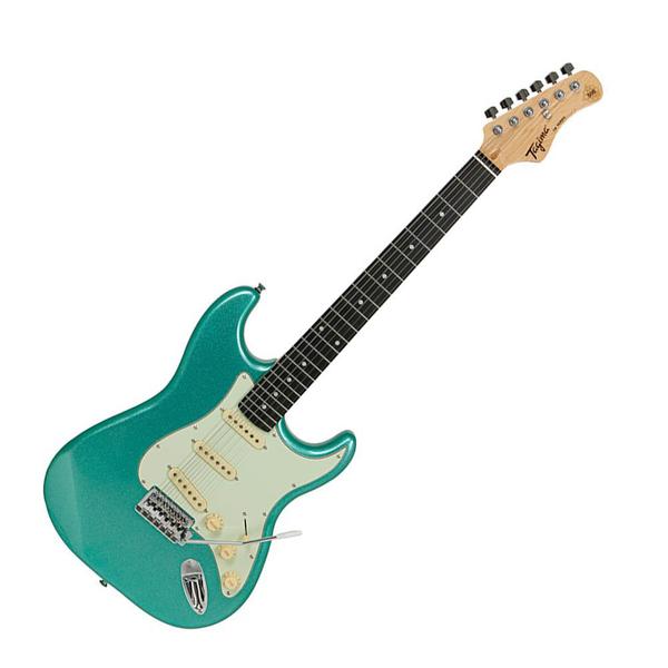 Guitarra Tagima TG-500 MSG Stratocaster Metallic Surf Green Azul