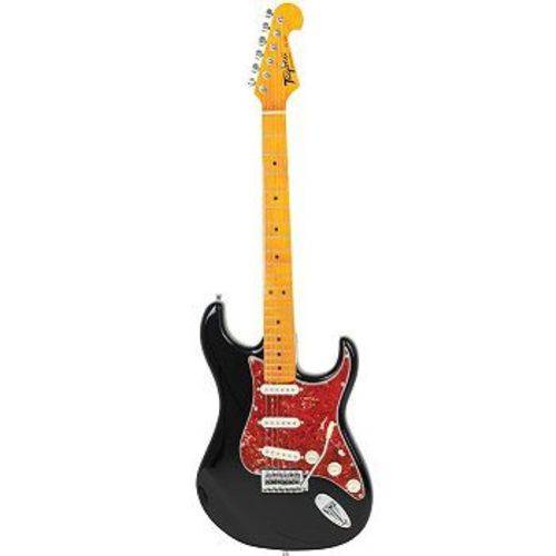 Guitarra Tagima TG530 Strato Preta com Escudo Vermelho