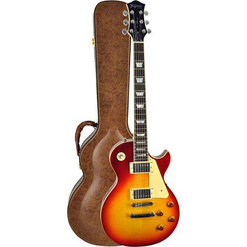 Guitarra Tagima TLP Flamed Les Paul com Case - Cherry Sunburst