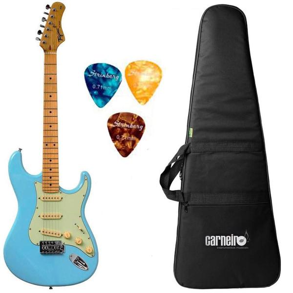 Guitarra Tagima Woodstock TG530 PB Azul Pastel + Capa