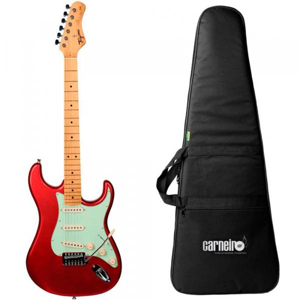 Guitarra Tagima Woodstock Tg530 Vermelho Metálico + Capa