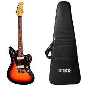 Guitarra Tagima Woodstock TW 61 SB Sunburst Jazzmaster + Capa