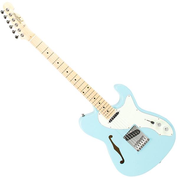 Guitarra Tele Semiacústica Brasil Azul Pastel T-484 Tagima