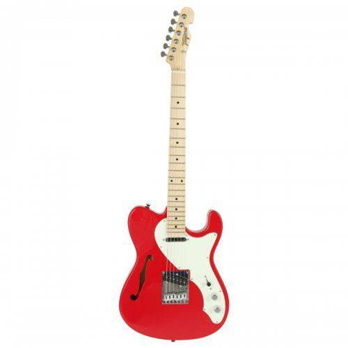 Guitarra Tele Semiacústica T-484 Brasil Vermelho Vintage Tagima