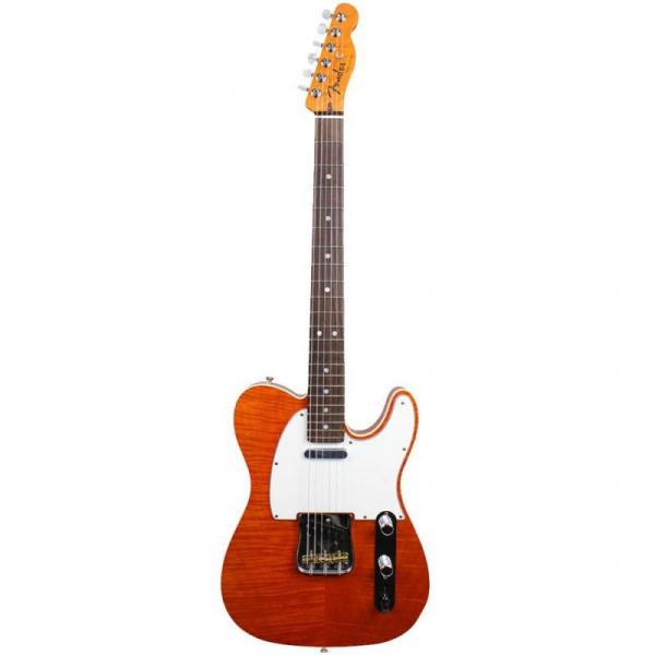 Guitarra Telecaster Custom Deluxe Bound Nos 822 Sunset Orange Transparent - Fender
