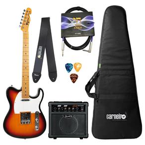 Guitarra Telecaster Tagima TW 55 Sunburst + Kit Completo