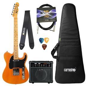 Guitarra Telecaster Tagima TW55 Butterscotch + Kit Completa
