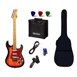 Guitarra TG 530 Sunburst Woodstock + Amplificador Sheldon GT1200 + Acessorios Oferta