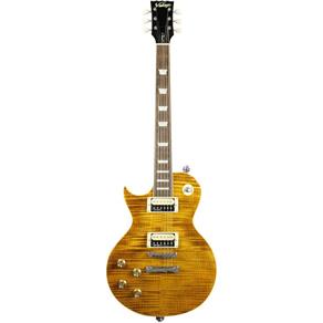 Guitarra Vintage Les Paul LV100AFD Top Flamed Amber - Lefty - Canhota