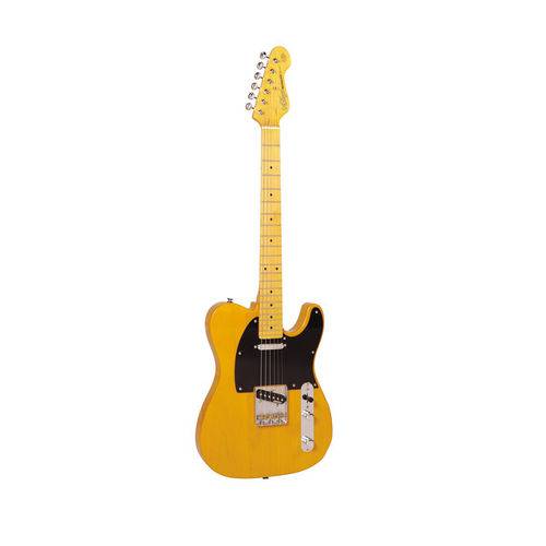 Guitarra Vintage V52 Escala Maple Acabamento Butterscotch
