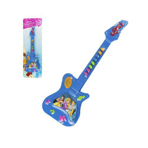 Guitarra Violão Musical Infantil Criança Princesas Disney a Pilha 35 Cm