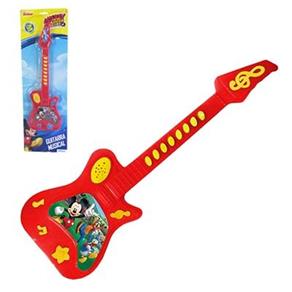 Guitarra Violão Musical Mickey Mouse Disney Infantil Criança a Pilha 35Cm
