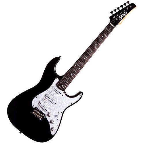 Guitarra Vision Rw Black C/ Escudo Branco Perolado - Seizi