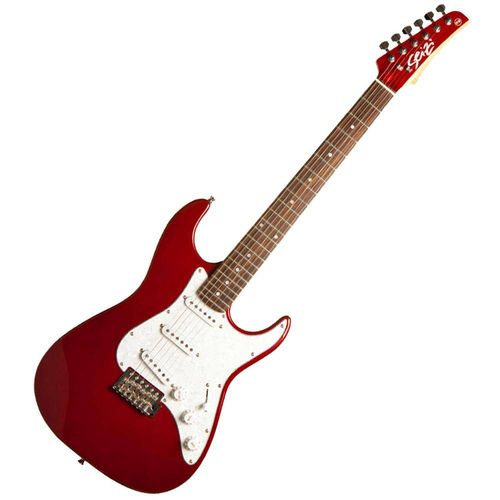 Guitarra Vision Rw Metallic Red C/ Escudo Branco Perolado - Seizi