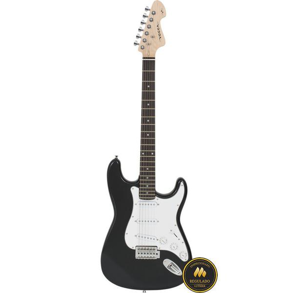 Guitarra VOGGA Stratocaster VCG601N MBK Preto