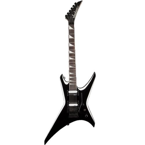 Guitarra Warrior 2910135 Js32 572 Black White Bevels Jackson