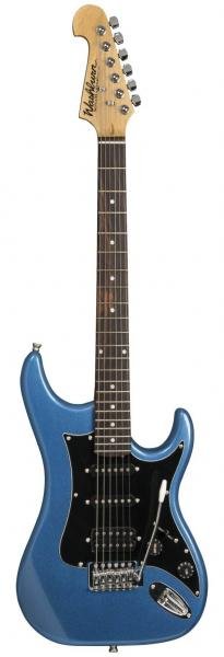 Guitarra Washburn S2HMBL Azul em Alder com Captacao H/S/S e Headstock Invertido