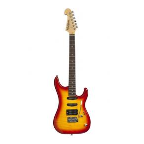 Guitarra Washburn S3HXRS Flame Red Sunburst em Alder com Captacao H/S/S
