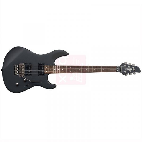Guitarra Yamaha RGX220DZ Metallic Black com 24 Trastes Ponte Double Locking Tremolo