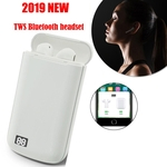 Hands-free A5-TWS sem fio Bluetooth 5.0 estéreo HiFi Headset Com Popup