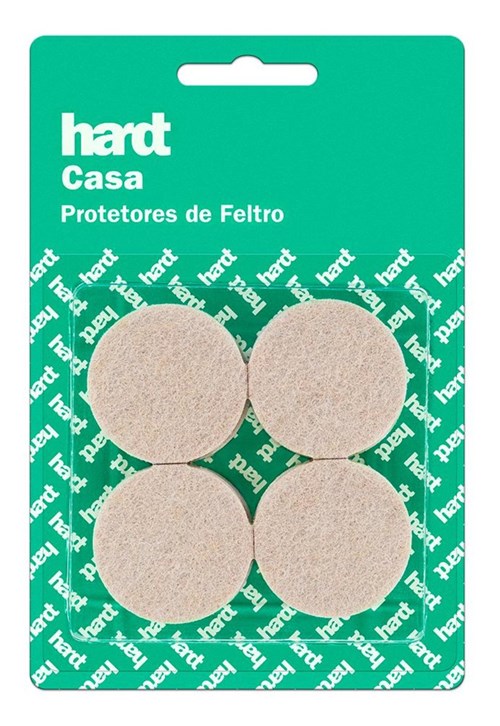 Hardt - Protetores de Feltro Redondo D38 3Mm 08 Und R0003bg