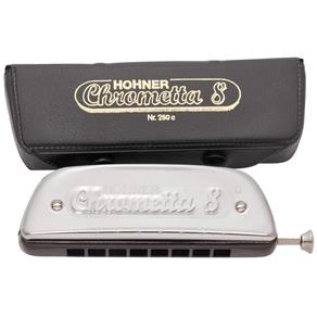 Harmonica Hohner Gaita de Boca em C 250/32 Chrometta 8 C