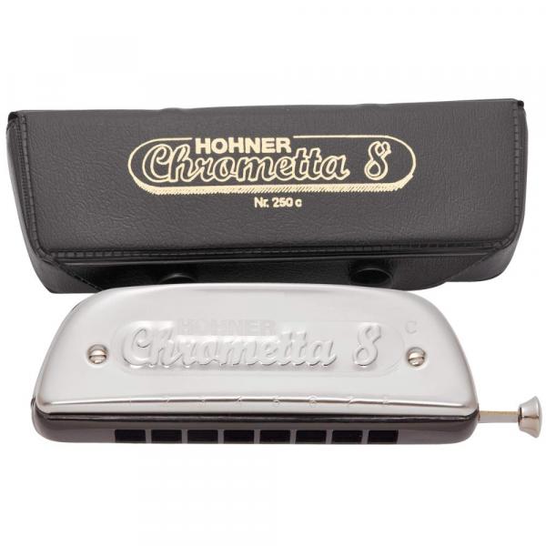 Harmonica Hohner Gaita de Boca Hohner em C 250/32 Chrometta 8 C Dó