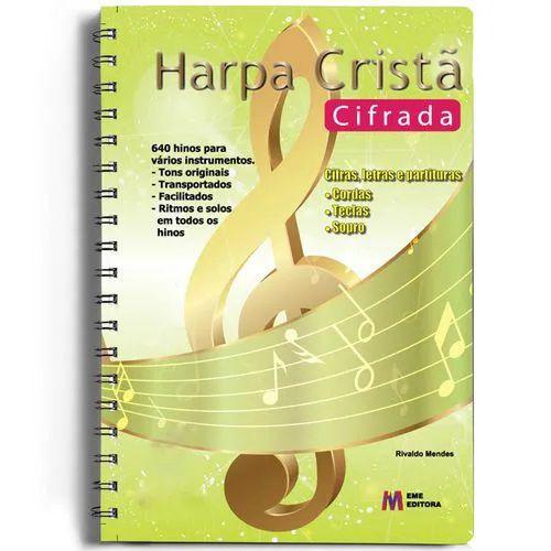 Harpa Cristã Cifrada com Cifras Letras Partituras EME