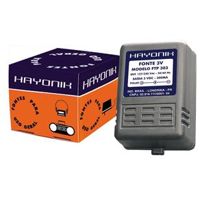 Hayonik Conversor Energia Ftp303 3v 300ma Uso Geral
