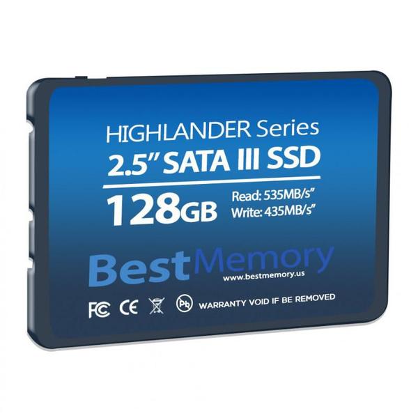 HD SSD 128GB 2.5 SATA III Best Memory 7mm BTSDA-128G-535