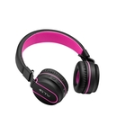 Headphone Fun Bluetooth Preto e Rosa - Pulse - PH216