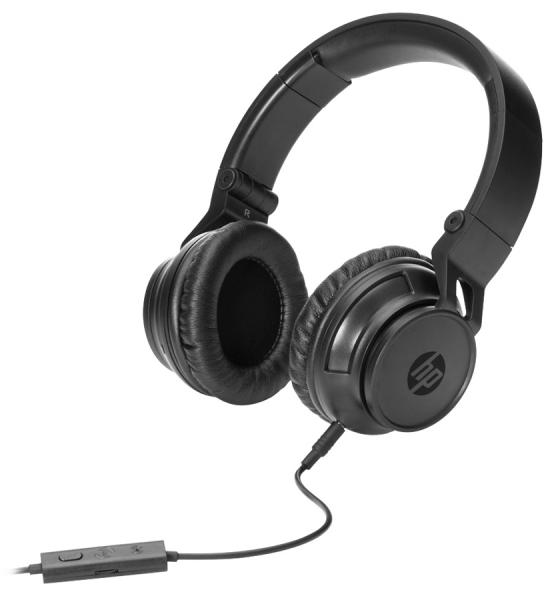 Headphone HP H3100 - com Controle de Volume e Microfone - Preto - T3U77AA